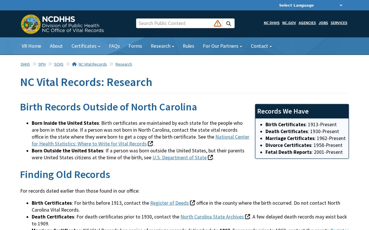 Jacksonville resident lookup North Carolina vital records research route